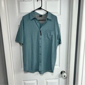 Men's Teal Short Sleeve Shirt